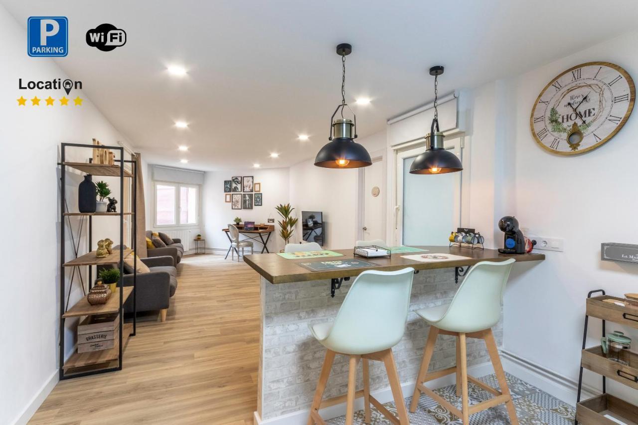 Apt In The Old Town With Cool Terrace!! Private Parking Bilbao Esterno foto